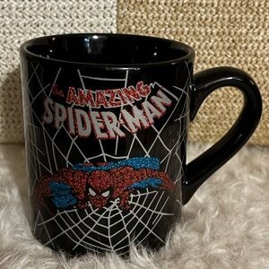 Marvel Amazing Spider-Man Black Mug with Red and Blue Accents